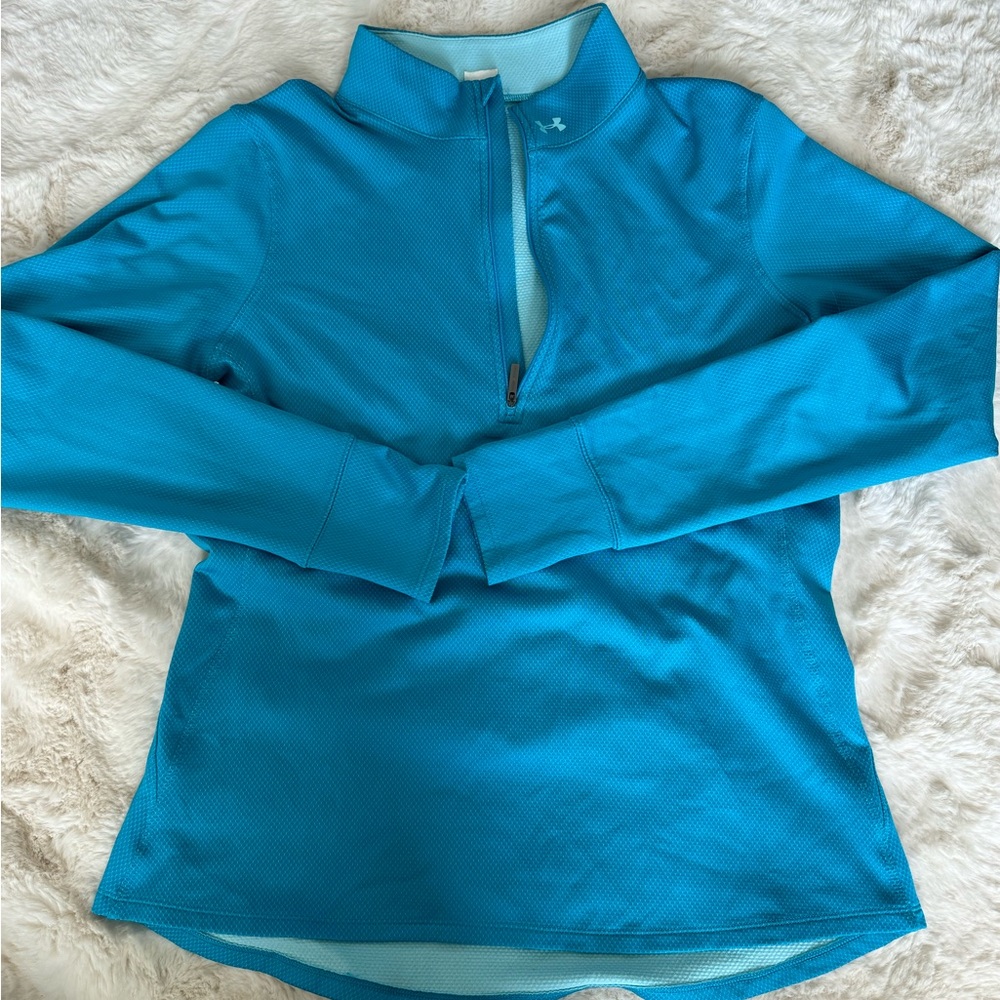 Blue Under Armor quarter zip